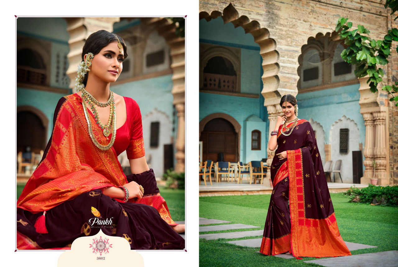 Pankh Ardhangini 2 New Exclusive Wear Satin Silk Designer Saree Collection 